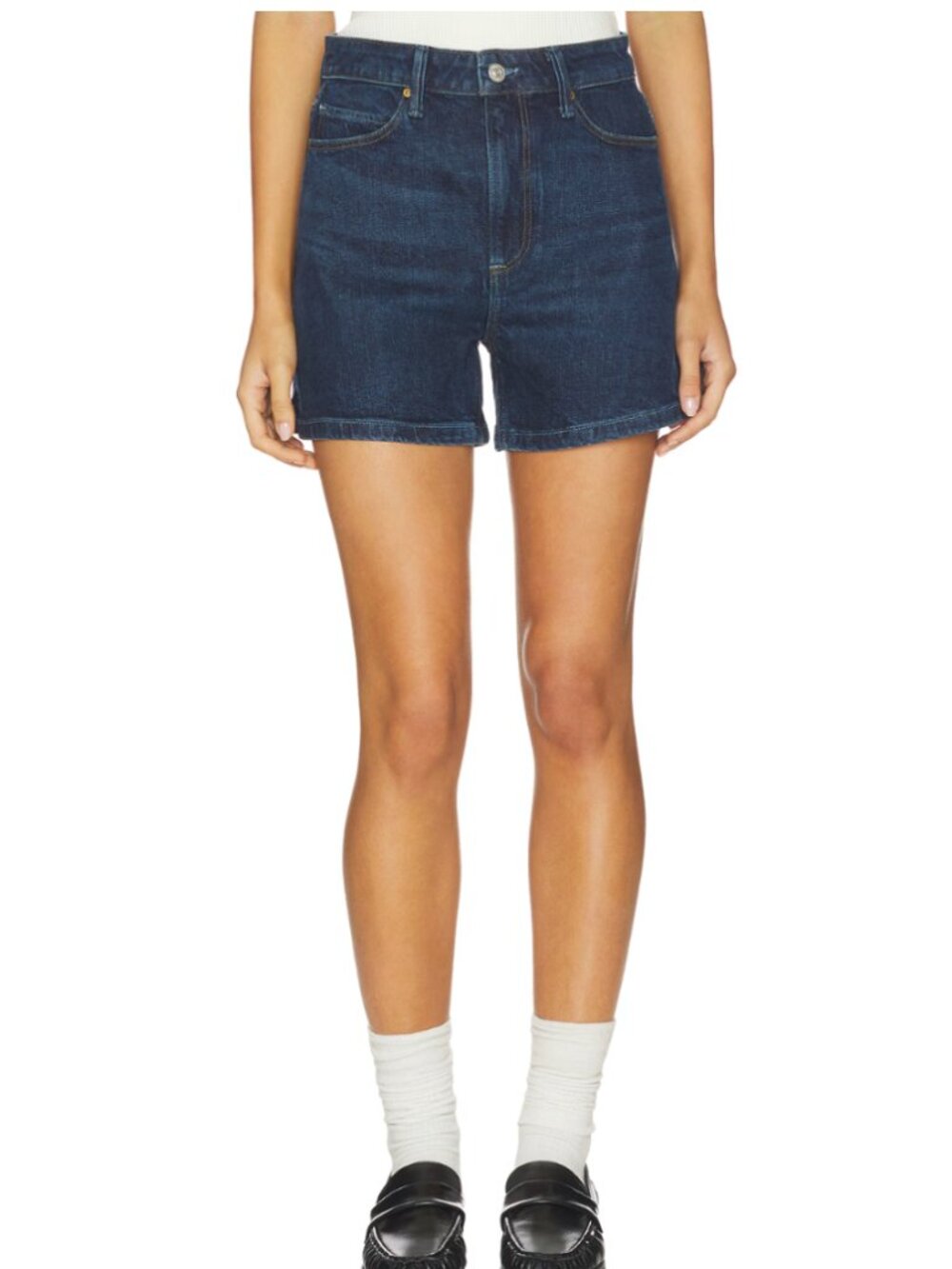 PAIGE Dani Denim Dark Blue Short